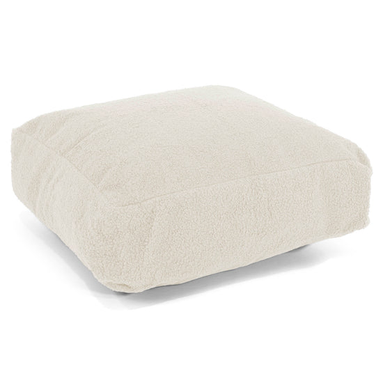 Grand Coussin de Sol - Bouclé Ivoire 01