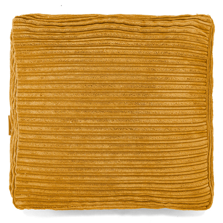 Grand Coussin de Sol - Côtelé Miel doré 03