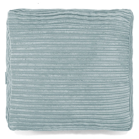 Grand Coussin de Sol - Côtelé Verte Menthe 03