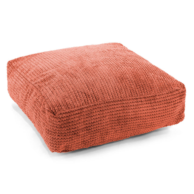 Grand Coussin de Sol - Pompon Citrouille 01