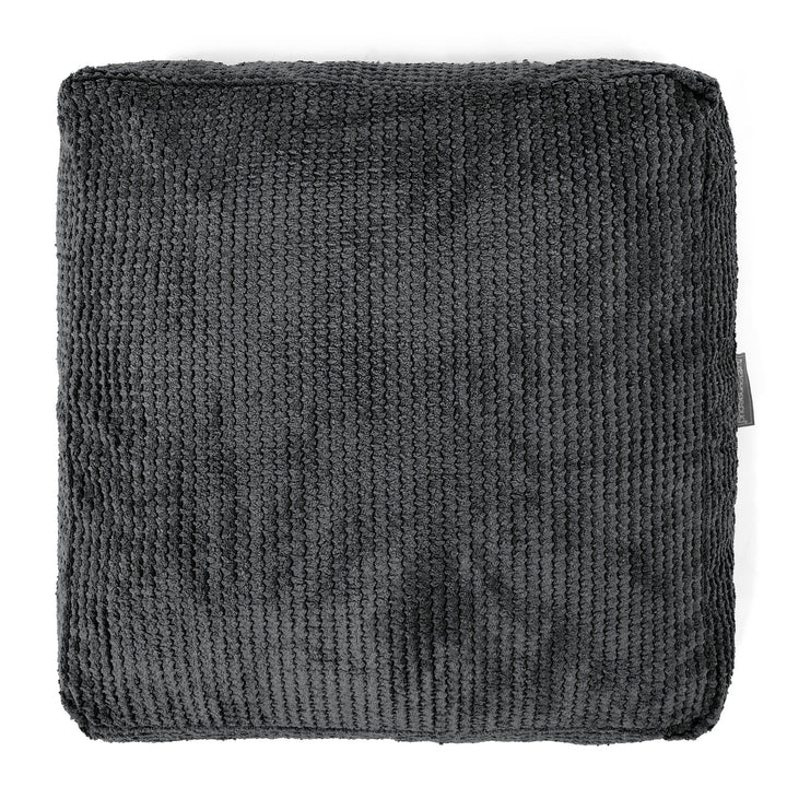 Grand Coussin de Sol - Pompon Noir 03