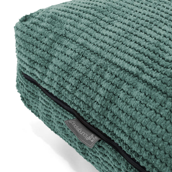 Grand Coussin de Sol - Pompon Vert Mousse 02
