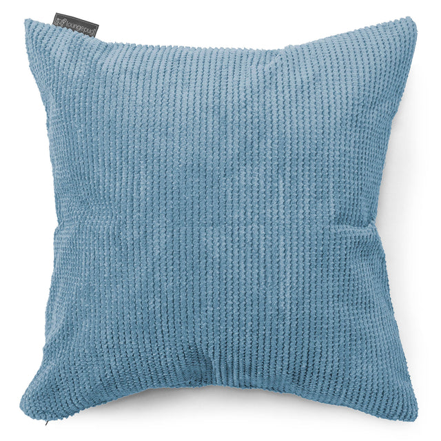 Grand Housse de Coussin 70 x 70cm - Pompon Bleu Ciel 01