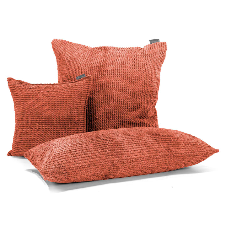 Grand Housse de Coussin 70 x 70cm - Pompon Citrouille 04