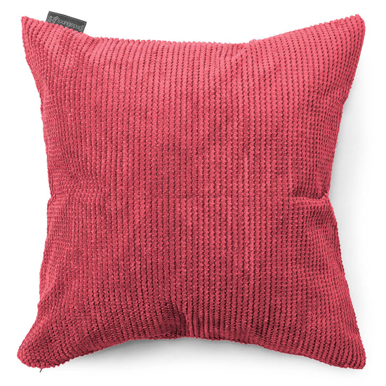 Grand Housse de Coussin 70 x 70cm - Pompon Rouge pastel 01
