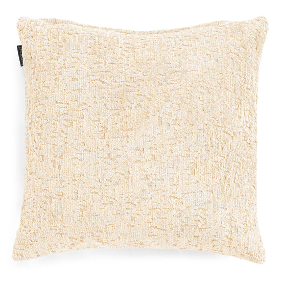 Housse de Coussin 47 x 47cm - Chenille Luxe Ivoire 01