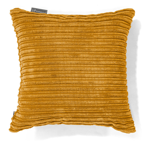 Housse de Coussin 47 x 47cm - Côtelé Miel doré 01