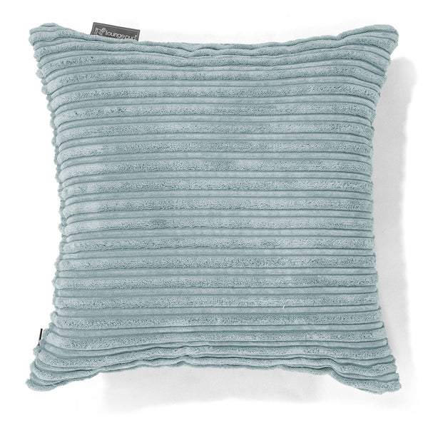 Housse de Coussin 47 x 47cm - Côtelé Verte Menthe 01