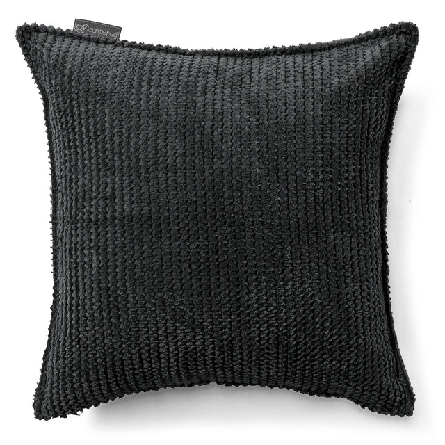 Housse de Coussin 47 x 47cm - Pompon Noir 01