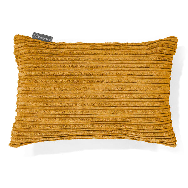 Housse de Coussin Rectangulaire 35 x 50cm - Côtelé Miel doré 01