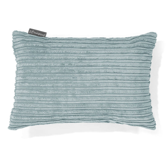 Housse de Coussin Rectangulaire 35 x 50cm - Côtelé Verte Menthe 01