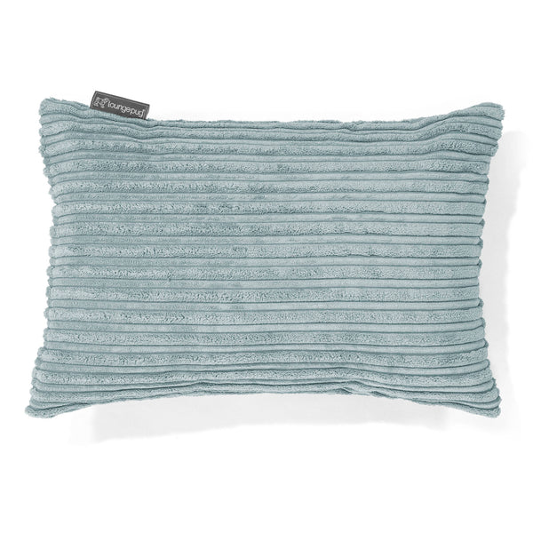 Housse de Coussin Rectangulaire 35 x 50cm - Côtelé Verte Menthe 01