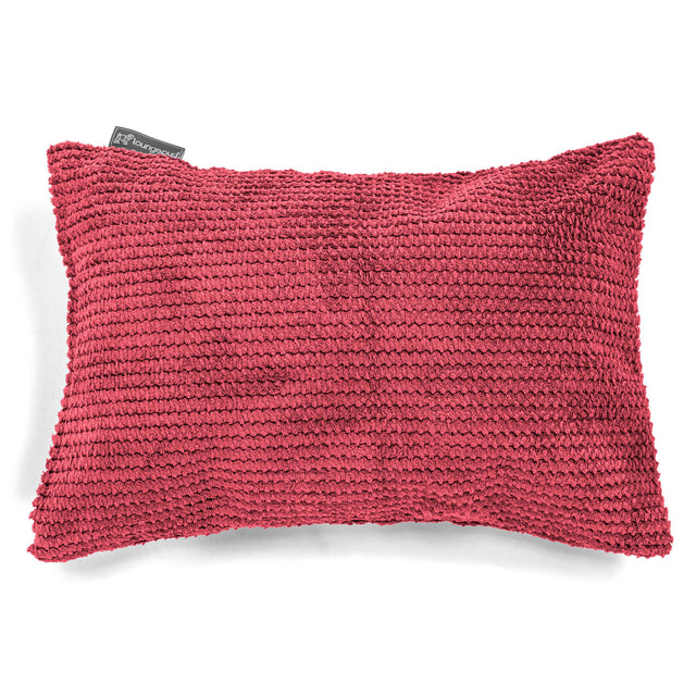 Housse de Coussin Rectangulaire 35 x 50cm - Pompon Rouge pastel 01