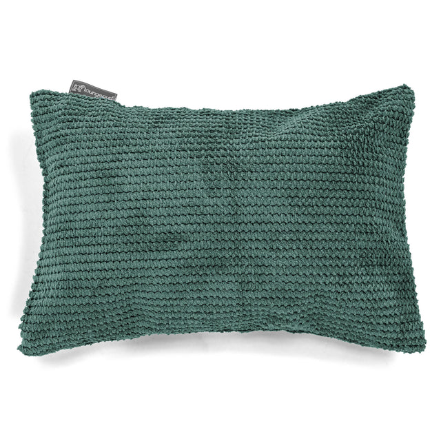 Housse de Coussin Rectangulaire 35 x 50cm - Pompon Vert Mousse 01