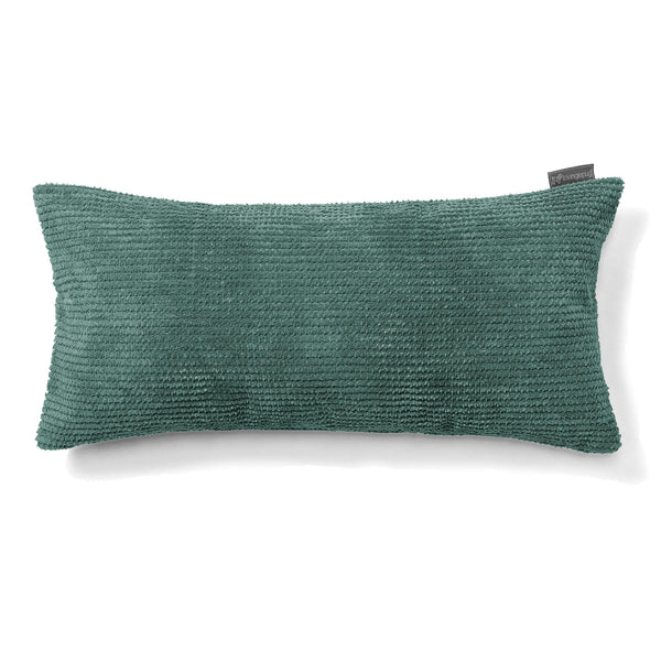 Housse de Coussin Rectangulaire Géant 40 x 70cm - Pompon Vert Mousse 01