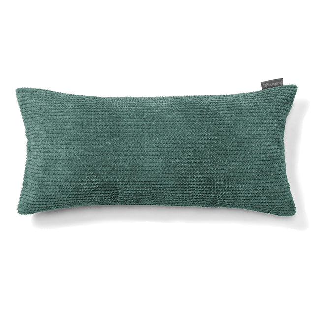 Housse de Coussin Rectangulaire Géant 40 x 70cm - Pompon Vert Mousse 01