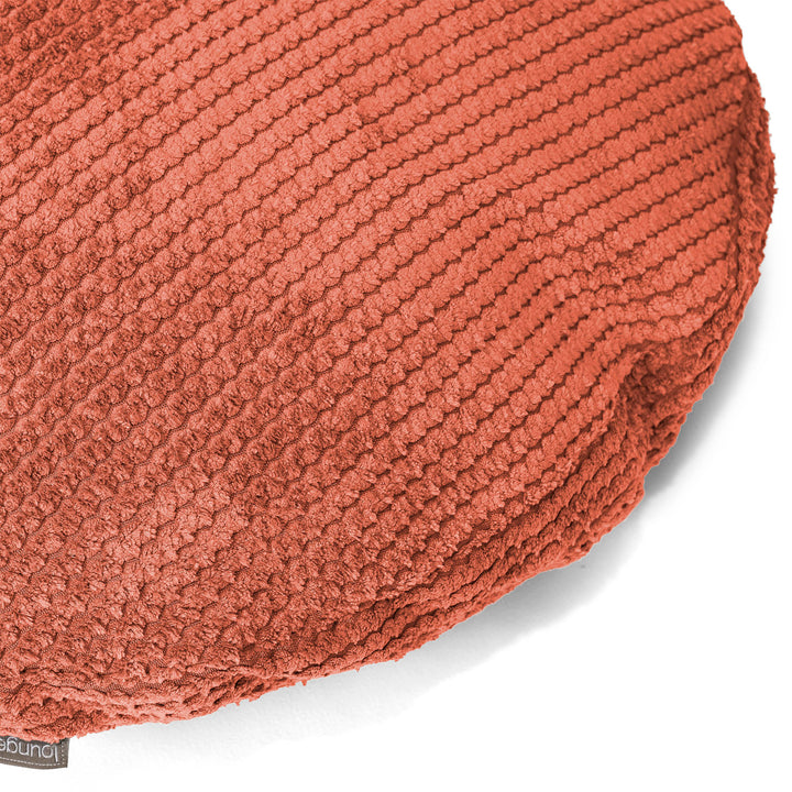 Housse de Coussin Rond 50cm - Pompon Citrouille 02