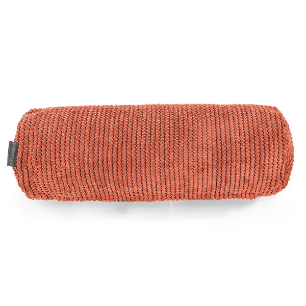 Housse de Traversin 20 x 55cm - Pompon Citrouille 01