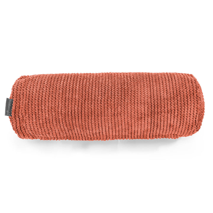 Housse de Traversin 20 x 55cm - Pompon Citrouille 02