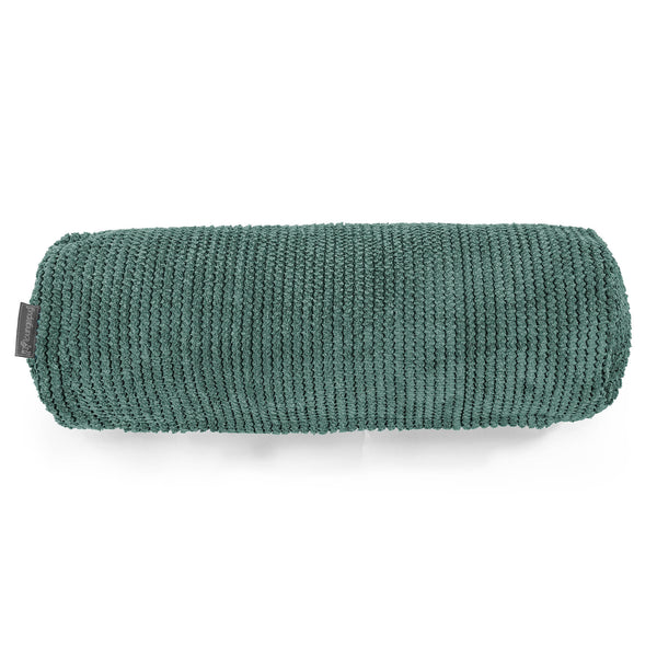 Housse de Traversin 20 x 55cm - Pompon Vert Mousse 01