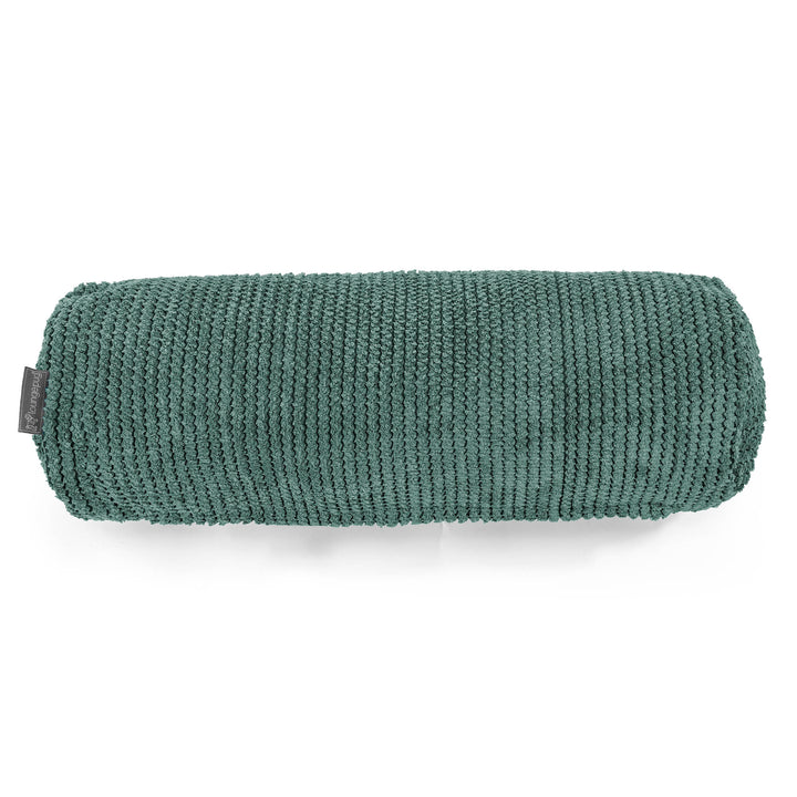 Housse de Traversin 20 x 55cm - Pompon Vert Mousse 02