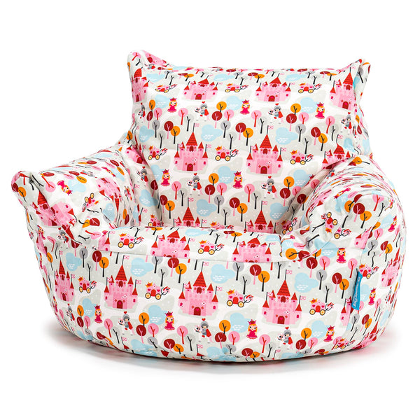 Fauteuil Pouf Bambin 1-3 ans - Imprimé Princesse 01