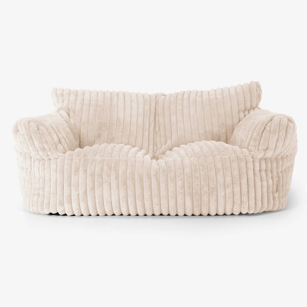 Joséphine Canapé Pouf Housse de Remplacement - Velours Côtelé Ultra Pelucheux 01