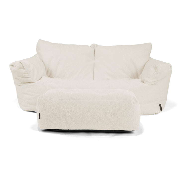 Joséphine Canapé Pouf - Bouclé Ivoire 02