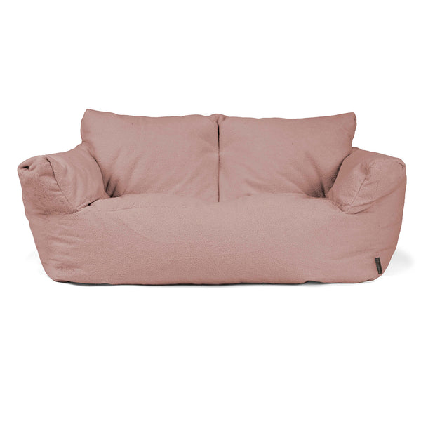 Joséphine Canapé Pouf - Bouclé Rose 01