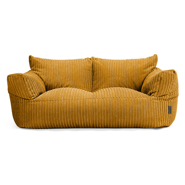 Joséphine Canapé Pouf - Côtelé Miel doré 01