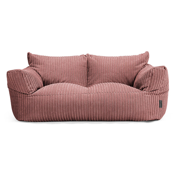 Joséphine Canapé Pouf - Côtelé Pêche 01