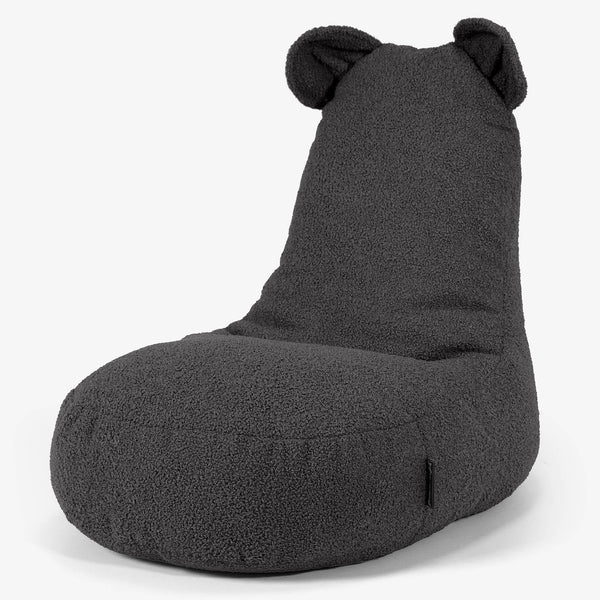 Fauteuil Pouf Enfant Animal Ourson 2-6 ans Housse de Remplacement - Bouclé 01
