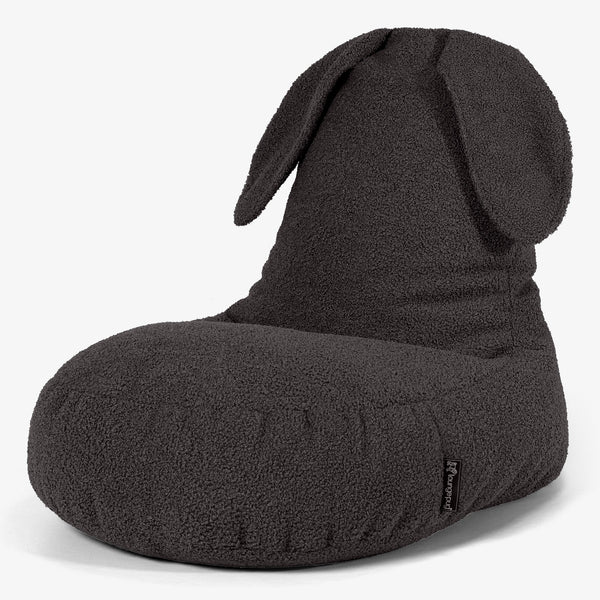 Fauteuil Pouf Enfant Animal Lapin 2-6 ans Housse de Remplacement - Bouclé 01