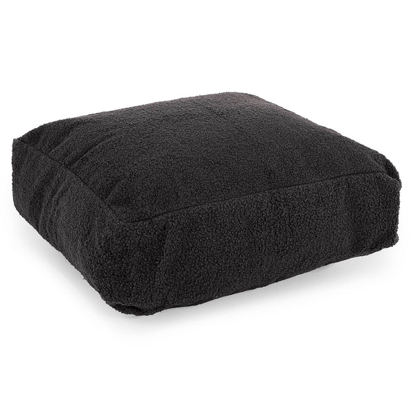 Grand Coussin de Sol Housse de Remplacement - Bouclé 01