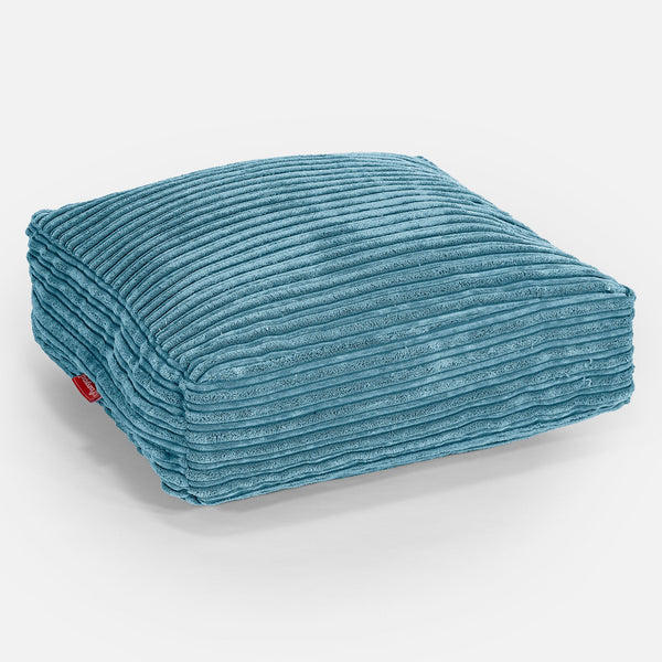 Grand Coussin de Sol Housse de Remplacement - Côtelé 01