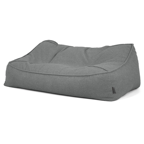 Le Canapé Pouf Doudou - Bouclé Gris
