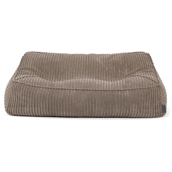 Le Canapé Pouf Doudou - Côtelé Grège 01