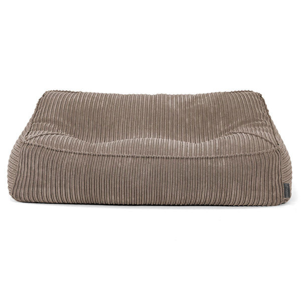 Le Canapé Pouf Doudou - Côtelé Grège 01