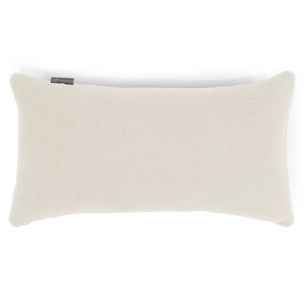 Housse de Coussin Rectangulaire Géant 40 x 70cm - Bouclé Ivoire 01