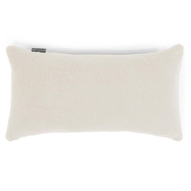 Housse de Coussin Rectangulaire Géant 40 x 70cm - Bouclé Ivoire 01