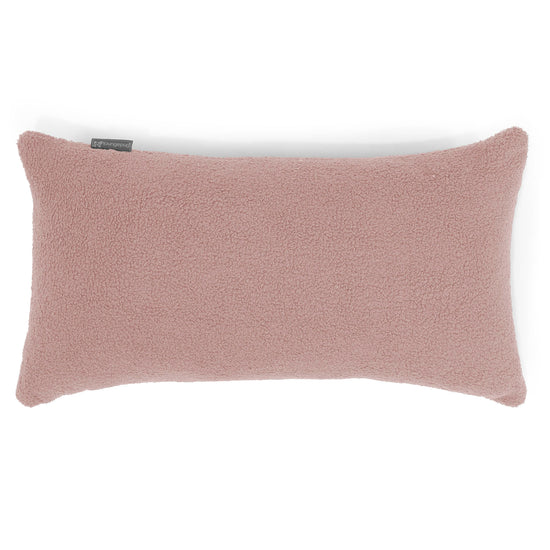 Housse de Coussin Rectangulaire Géant 40 x 70cm - Bouclé Rose 01