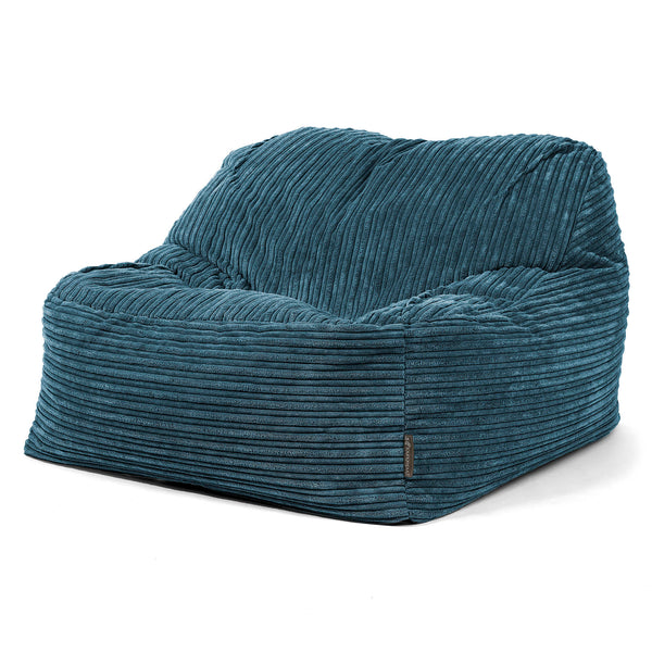 Le Pouf Doudou - Côtelé Bleu Marine 01