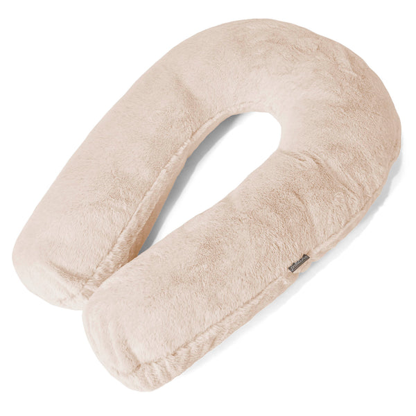 Oreiller Câlin - Fausse Fourrure Lapin Blanc 01