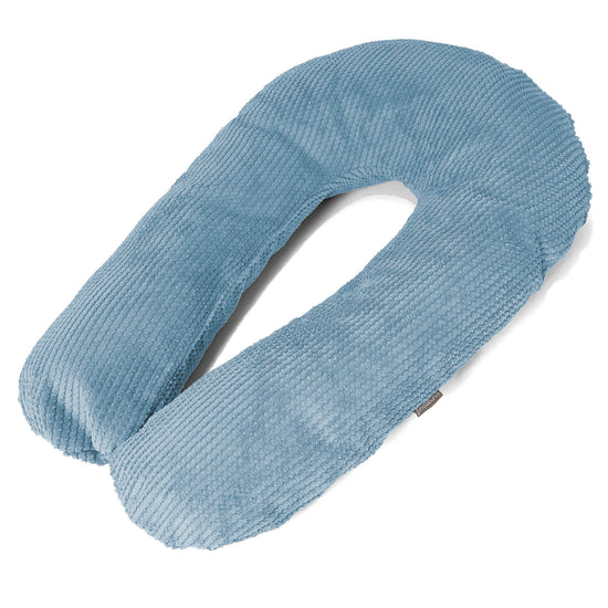 Oreiller Câlin - Pompon Bleu Ciel 01