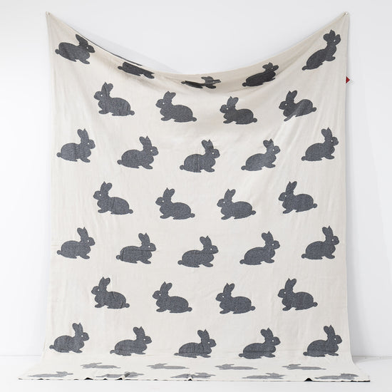 Couverture / Plaid - Tricoté Rabbit 02