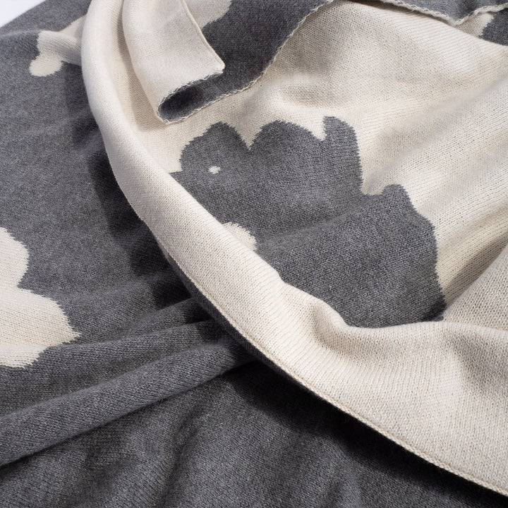 Couverture / Plaid Enfant - Tricoté Lapin 05