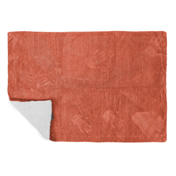 Plaid / Couverture Sherpa - Pompon Citrouille 03