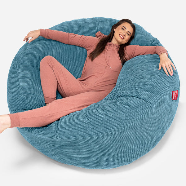 Canapé Pouf Géant Grande Mammouth Housse de Remplacement - Pompon 01