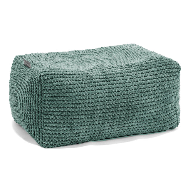 Petit Repose Pied - Pompon Vert Mousse 01