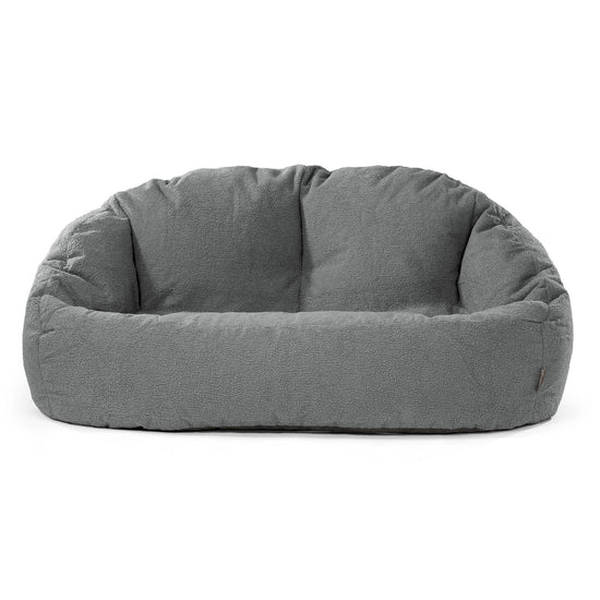 Pouf Canapé Bubble - Bouclé Gris 01